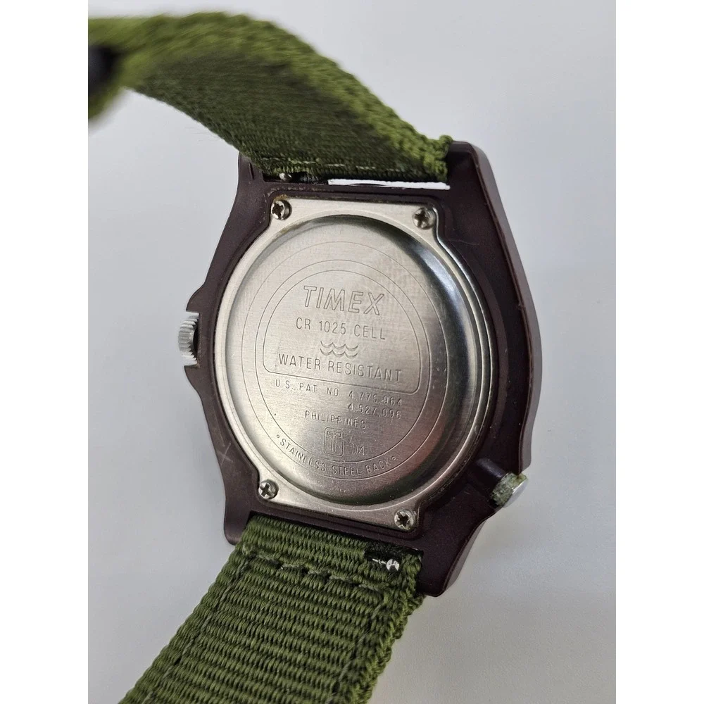 VTG Timex Expedition Analog Men Watch 38MM White Dial New Bands New Battery READ